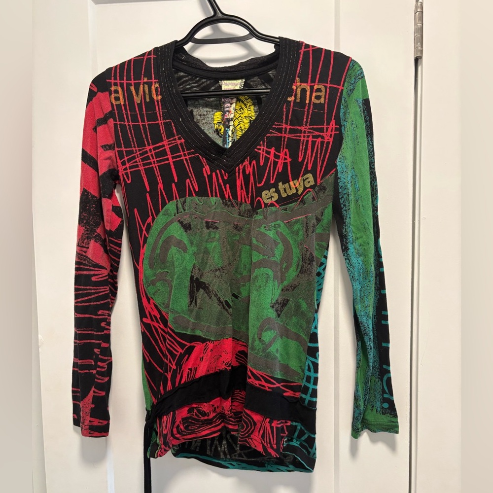 Desigual Multicolor Graphic Top
